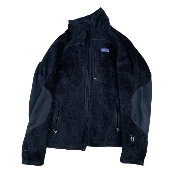 BUNDLE of 2 Patagonia Fleece Jacket Sweaters - Red and Black - BROKEN ZIPPERS - Picture 6 of 16